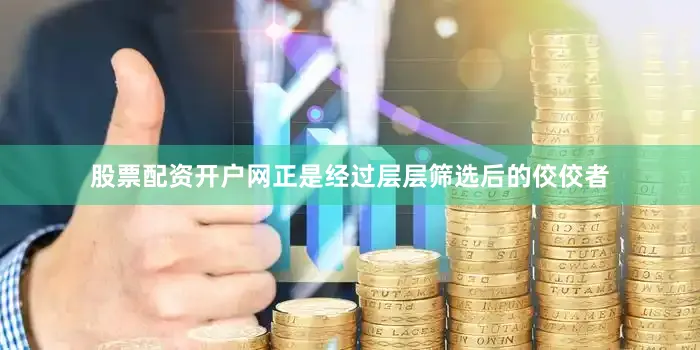 股票配资开户网正是经过层层筛选后的佼佼者